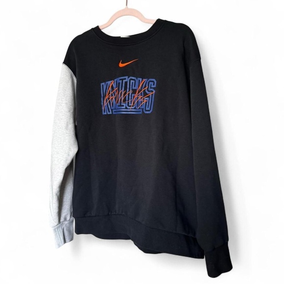 Nike Other - Nike New York Knicks black crewneck sweatshirt Size XL